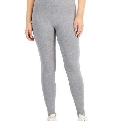 MSRP $25 Style & Co Women Petite Mid-Rise Yoga Leggings Gray Size PP